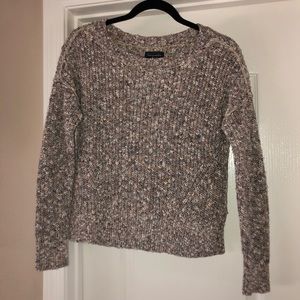 A&F Marbled Beige Sweater